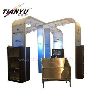 Modern cmedical cosmetics reusable  Trade Show Exhibition Display with Graphic