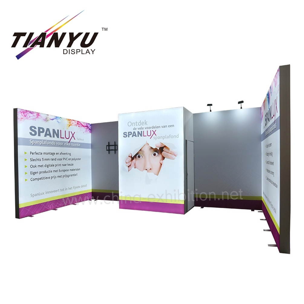 Future Trend 10X20FT Lighting Exhibition Booth with Showcase from China