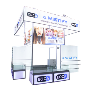 Portable Easy Assemble Backlit Exhibition Display Fabric Stretch Aluminum Frame Light Box LED Trade Show Booth