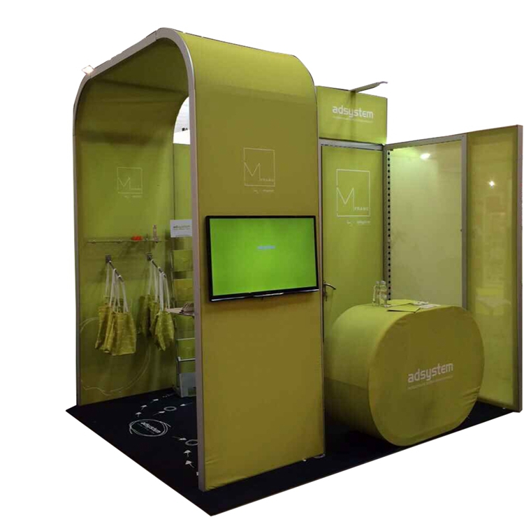 Mobile Modular Shell Scheme Tradeshow Booth 10x10 Exhibit Booth